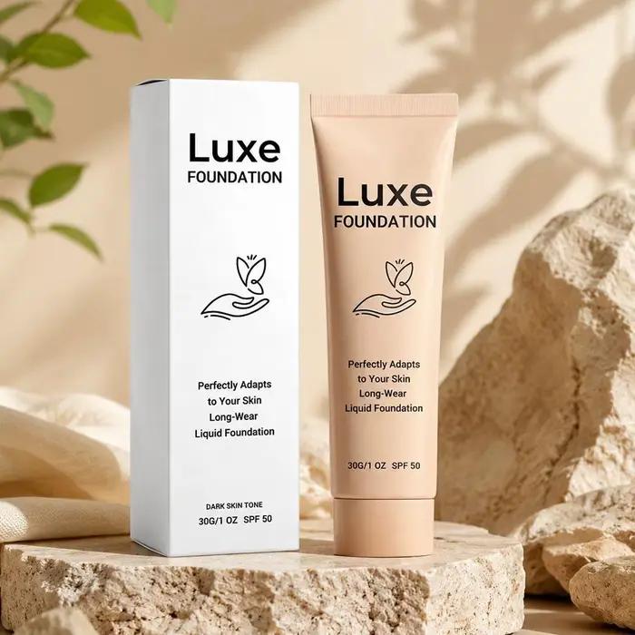 Color Changing Liquid Foundation Skin Tone Adaptive Long Lasting Lightweight Hydrating Natural Invisible Skin Pores Makeup Base