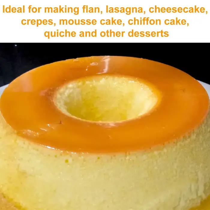 Ensemble de moules à gâteau ronds en acier inoxydable, moule à flan, moule à gâteau au fromage pour chocolat, fournitures de cuisine, 1,5 QT