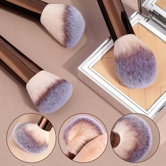 Ensemble de pinceaux de maquillage 13 pièces fond de teint correcteur poudre blush fard à paupières mélange kabuki outil de beauté cosmétique visage luxe blend