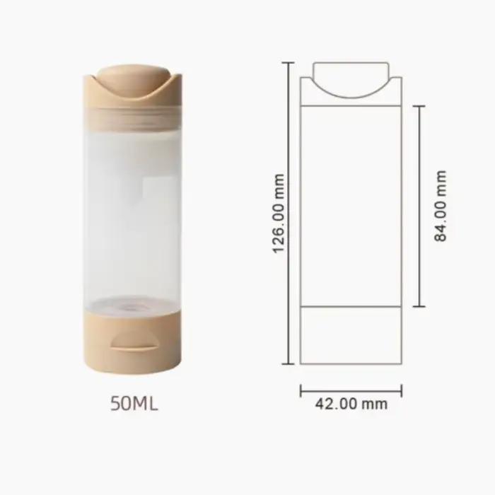 Pack de 1 bouteille, contenants rechargeables de 2