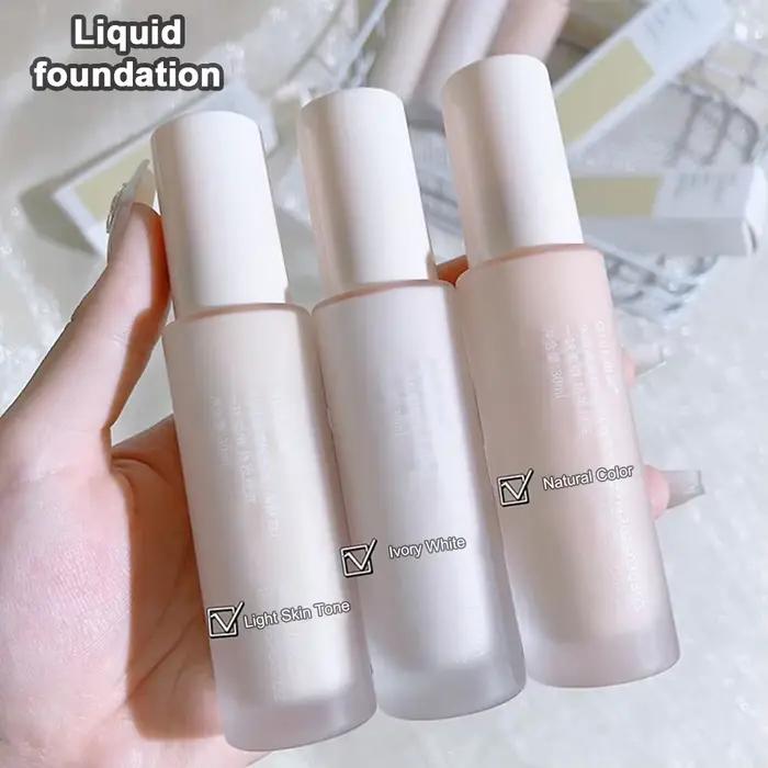 Fond de teint liquide éclaircissant crème blanchissante pour peau hydratée et sans imperfections pour femmes occasions spéciales
