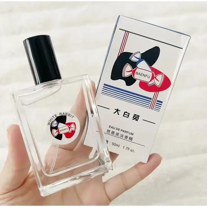 Parfum de bonbons au lait de lapin blanc, vitalité chaude naturelle, parfum de lait confiant, Irrésistible, parfum de lait unisexe, parfum de charme