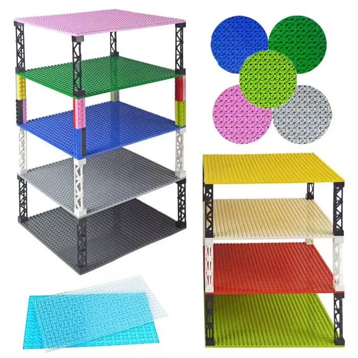 Plaques de Base Double Face en Plastique, Petites Briques, Compatibles avec LePetrol, décennie s de Construction, Jouets