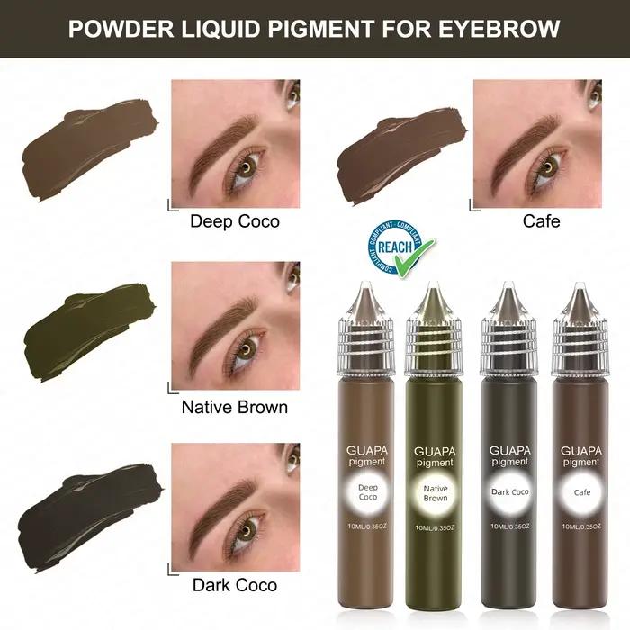 Encre de tatouage PMU 10ML pour sourcils et lèvres | Pigment de maquillage semi permanent