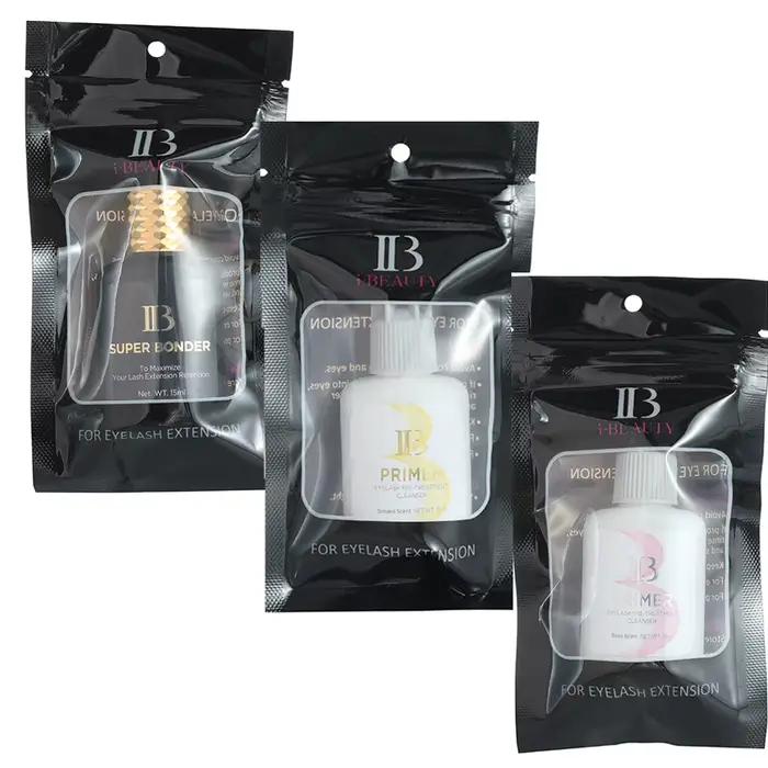 I Beauty Primer Collect Super Bonder Agent fixateur Extension de cils apprêt clair nettoyant ib parfum banane Rose