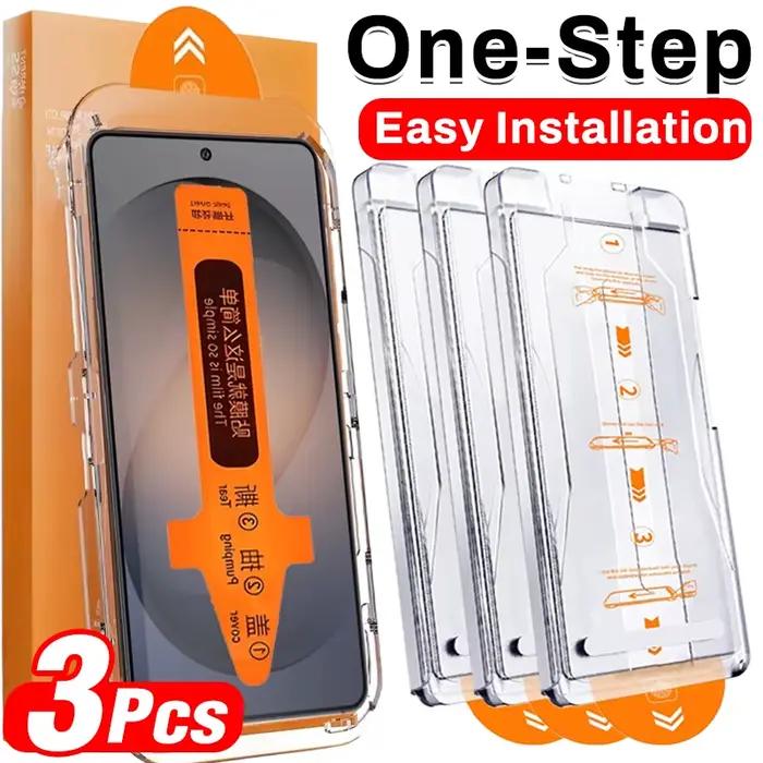 Verre trempé pour Samsung Galaxy S26 Ultra/S26 Plus/S26 S26U 5G 2026 HD, protecteurs d'écran transparents, déverrouillage par empreinte digitale