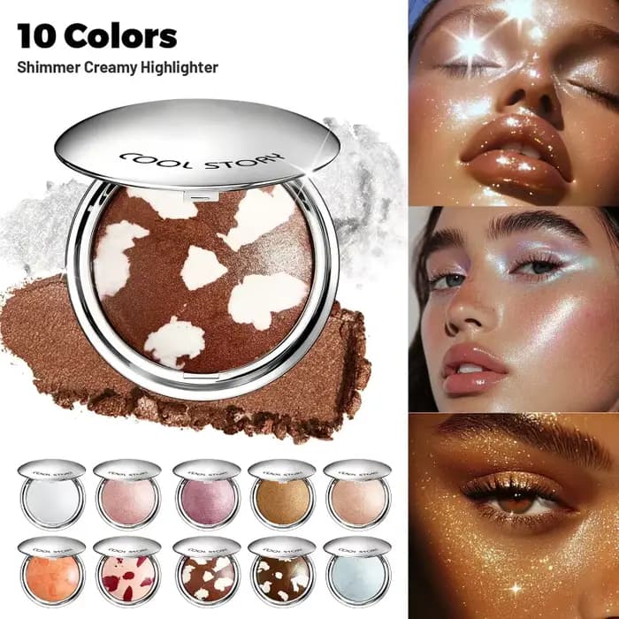 Stick illuminateur avec formule crémeuse micro-brillante pour le contouring du visage et des yeux