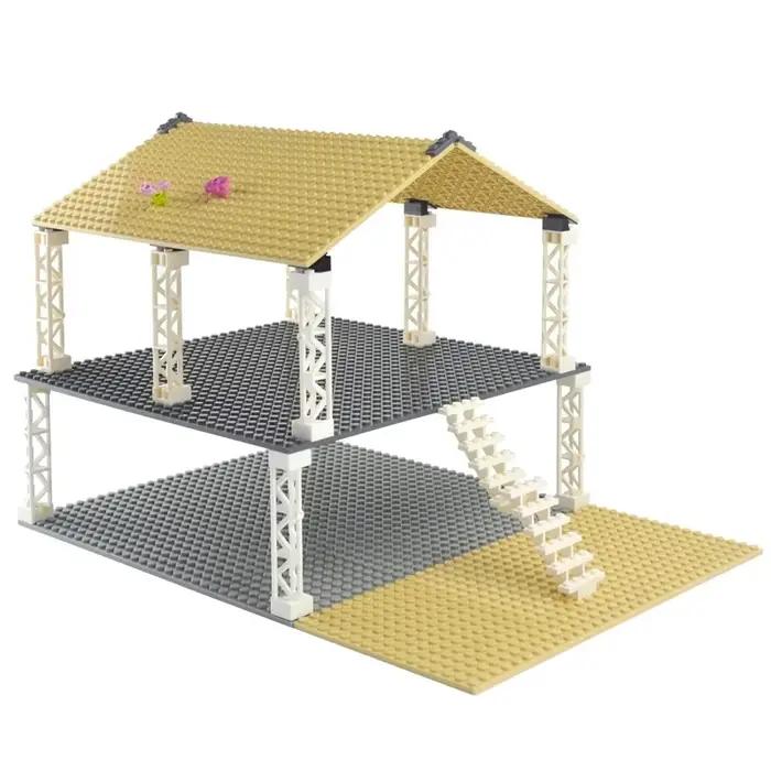 Plaques de Base Double Face en Plastique, Petites Briques, Compatibles avec LePetrol, décennie s de Construction, Jouets