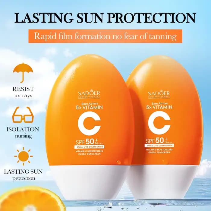 Crème solaire hydratante à la vitamine C SPF50+ PA+++ 50ml