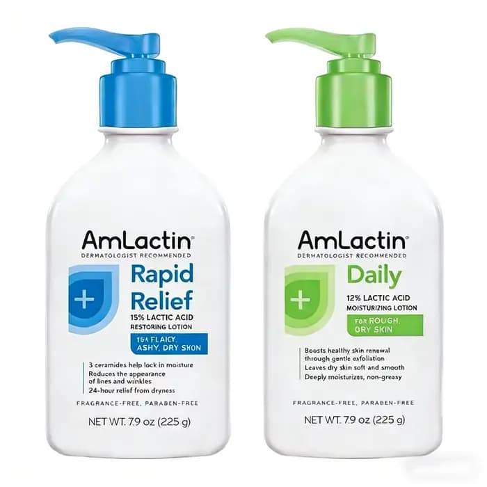 Lotion corporelle américaine AmLactin 225g hydratante