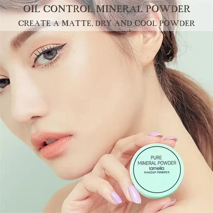 Poudre libre scintillante et mate pour tous types de peau controle huile naturelle durable occasions spéciales beauté soyeuse