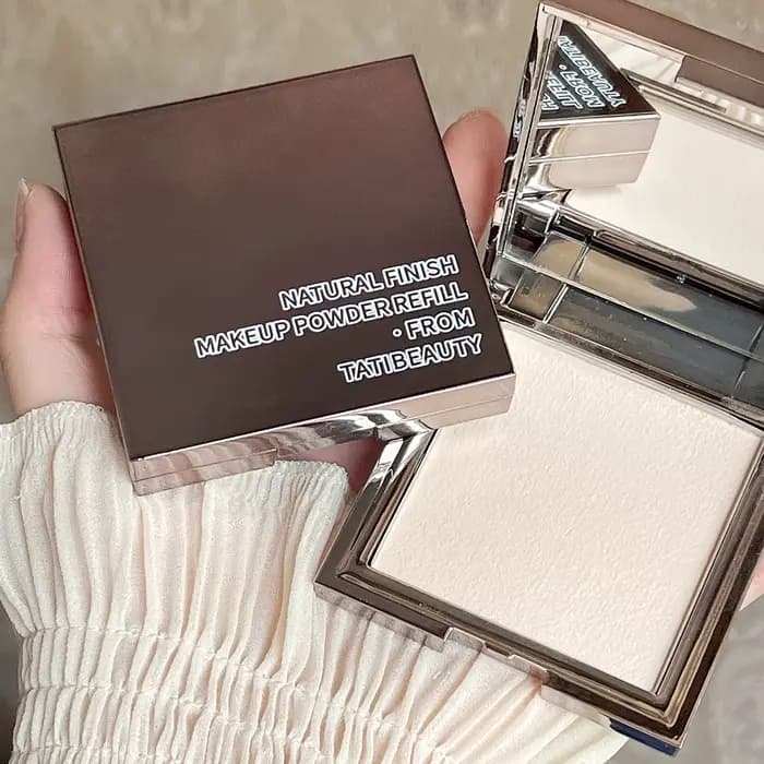 TATIBEAUTY Petit Bloc D'argent Poudre Soft Focus Contrôle D'huile Réglage