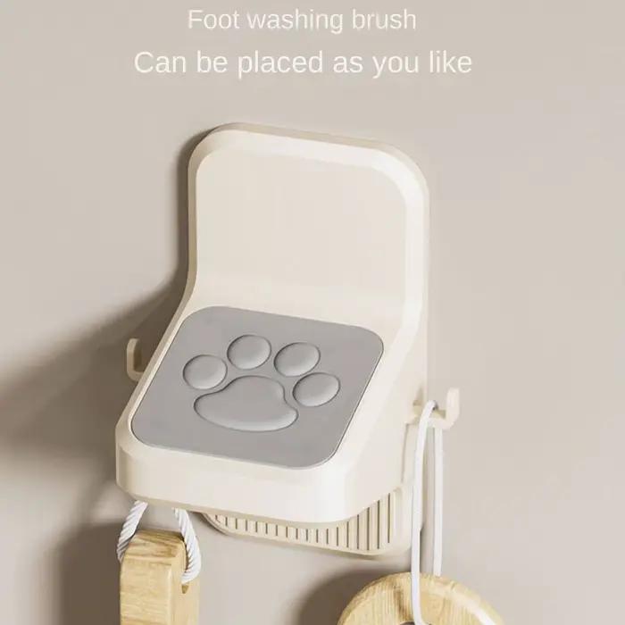 Repose-pieds de douche sans perçage avec crochets, idéal pour le rasage des jambes, pour salle de bain, toilettes, baignoire, spa, maison, salle de sport, piscine