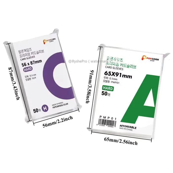 Porte-cartes de football ultra transparent, manches de protection photo, haute qualité, standard, étoiles à collectionner, jeu de sport
