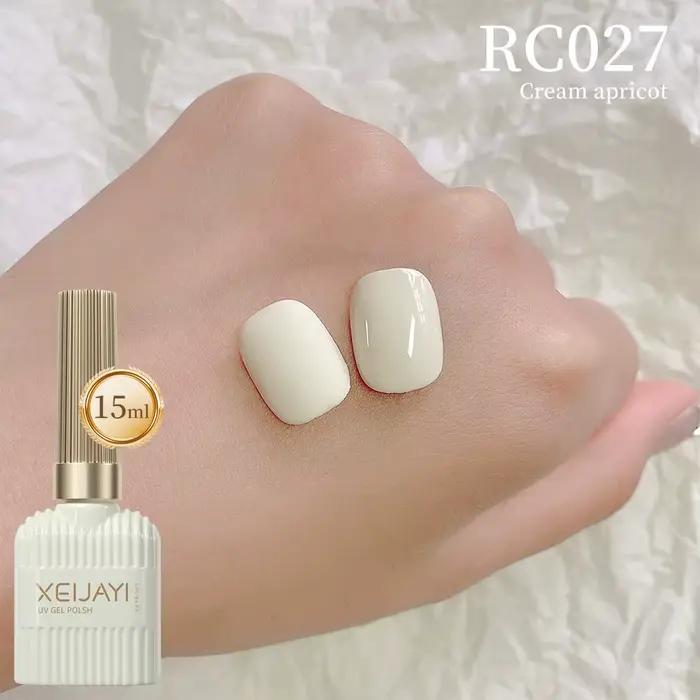 Vernis Gel hybrides de 15ml, couleur nue, adapté à toutes les saisons, Nail Art pour manucure, trempage UV, besoin d'apprêt de Base supérieure