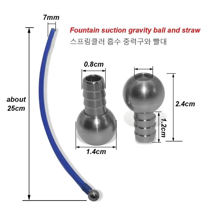 Pommeau de lance à mousse coloré et découpable avec boule filtrante en acier inoxydable, compatible avec la plupart des lanceurs à mousse pour le lavage de voitures à haute pression