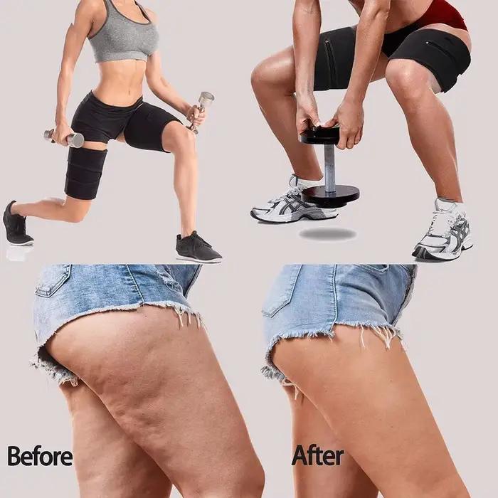 Enveloppes de coupe-cuisses pour femmes et hommes, orthèse de cuisse en néoprène, manchon de compression pour ischio-jambiers, augmente la chaleur et la transpiration jusqu'à la cuisse