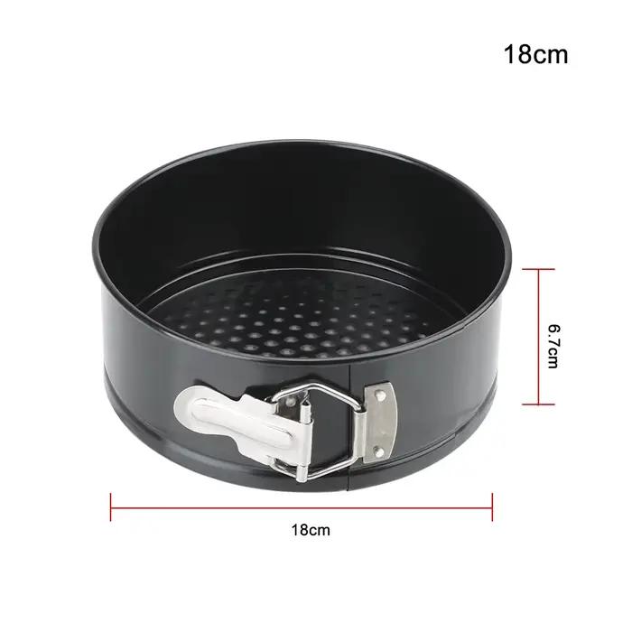 Moule de cuisson en métal antiadhésif perfecastronomique, moule à gâteau rond, ustensiles de cuisson, moules à gâteaux en acier au carbone, accessoires de cuisine