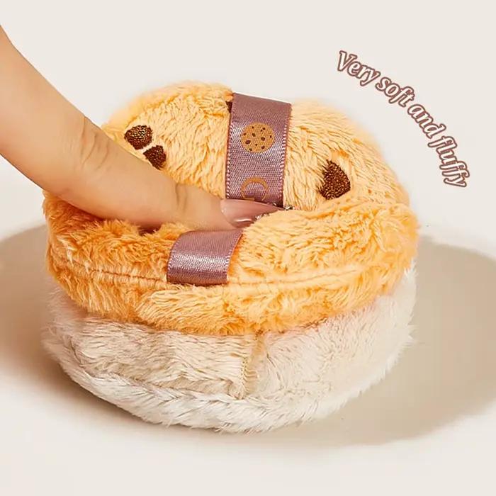1 éponge de maquillage en forme de biscuit