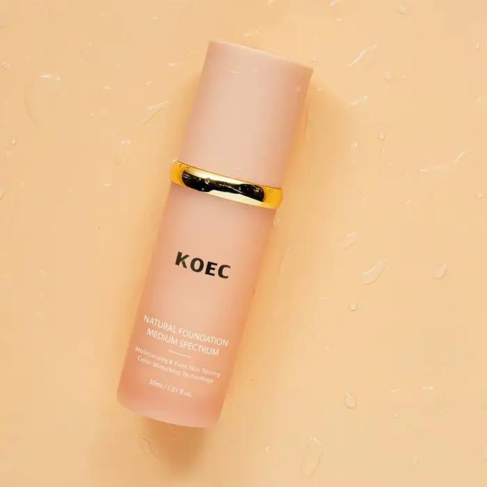 Fond de teint naturel hydratant et tonifiant pour la peau doux et couvrant les nuances 30ml pour femmes occasions spéciales