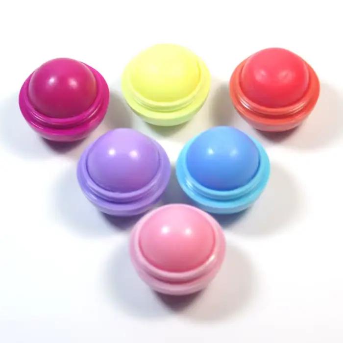 1 pièces boule baume à lèvres hydratant rouge