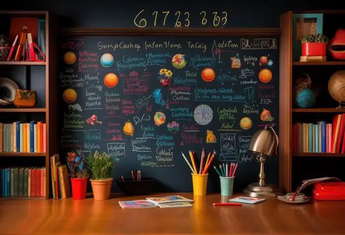 Tableau noir de retour à l'école, arrière-plan de photographie de remise de diplôme, Portrait d'anniversaire pour enfants, bibliothèque, décor de Studio Photo