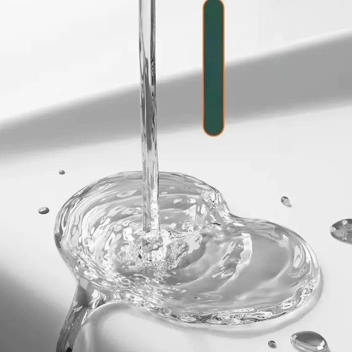 Rideau de douche uni, rideaux de salle de bain de différentes couleurs, résistant à l'eau, simple avec crochets, couleurs pures, tissu PEVA pour toilettes