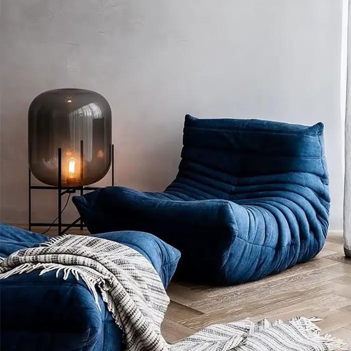 Fauteuil de sol paresseux pour salon, siège individuel en mousse sans accoudoirs, fauteuil de coin cheminée, pouf, chaise d'appoint douce pour chambre à coucher