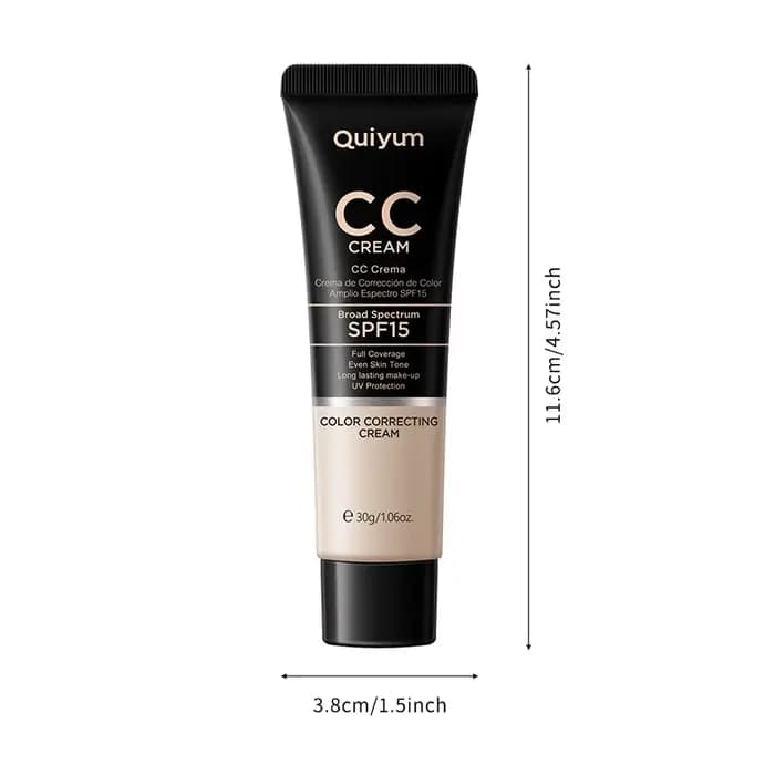 CC crème 30ml hydratant naturel éclaircissant correcteur durable non-élimination non-gâteau poudre réparation