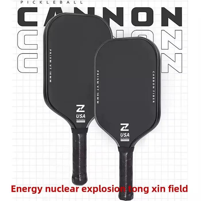 Nouvelle raquette de pickleball Cannon T700, surface en carbone à friction, thermoformée, UPA-A, approuvée USAPA, pour les professionnels.