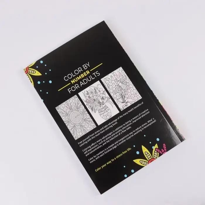 Coloriage par numéros pour adultes, fond unique, livre de coloriage pour soulager le stress, thérapie contre l'anxiété, dessin, peinture, livre pour hommes, femmes, adolescents