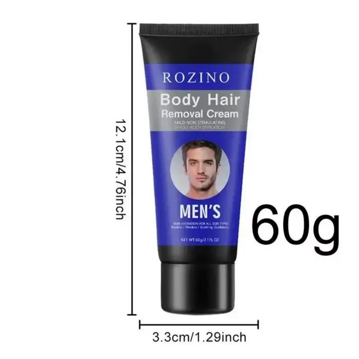 Crème Épilatoire pour le Visage pour Homme, Indolore, pour le Corps, Épilation du Visage, Soins de la Barbe, Nettoyage du Visage
