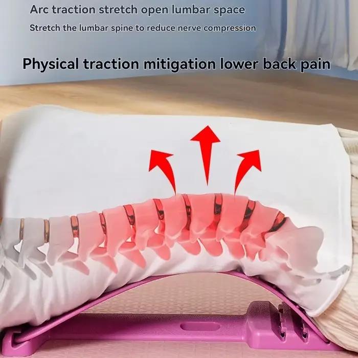 Sucette de colonne lombaire, planche de Massage du dos, Correction du bossu, étirement de la colonne lombaire pour soulager la Compression nerveuse, soutien lombaire