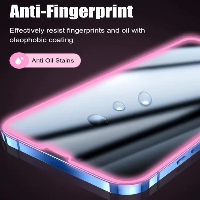 NNBILI Lot de 3 protections d'écran HD rose phosphorescentes pour iPhone 17 16 15 14 13 12 11 Pro Max 17e 16e – Indispensable pour les nocturnes