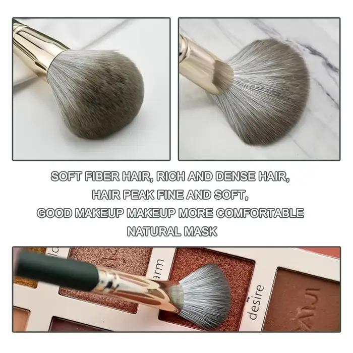 14 pièces pinceaux de maquillage doux moelleux outils