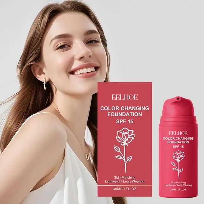 Fond de teint EELHOE changeant de couleur SPF15