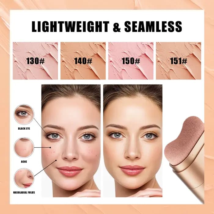 Correcteur quatre couleurs pour couvrir les cernes