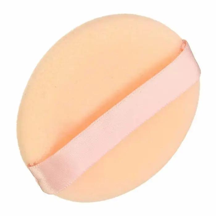 Bouffée ronde de fond de teint en poudre pour le visage