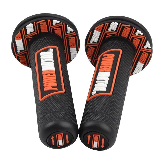 Poignées de guidon universelles en caoutchouc et gel pour moto, motocross, dirt bike, 24/22 mm