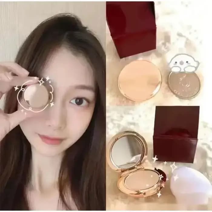 Échdébordde poudre de réglage de maquillage