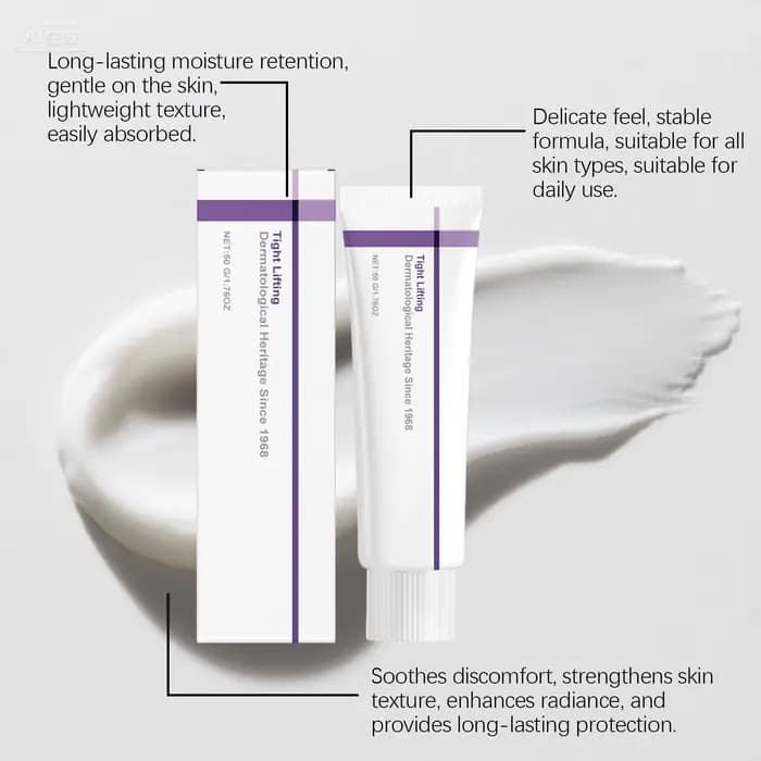 Crème hydratante pour le visage réduisant les rides