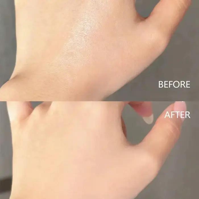 Poudre compacte solaire PRAMY, texture fine, légère et non-cakey, effet flou doux, contrôle du sébum et fixation du maquillage
