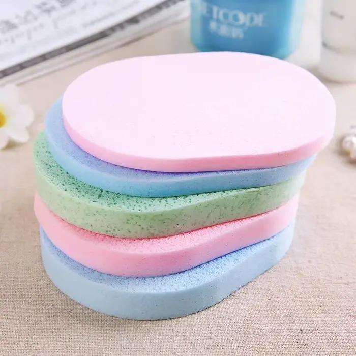 1PC algues poudre nettoyante pour le visage bouffée PVA éponge