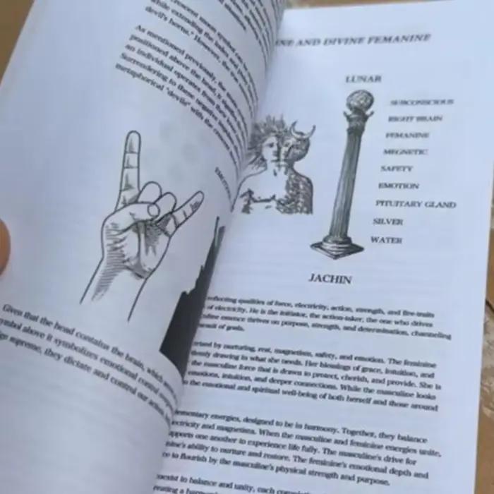 Livre de sagesse avec pages colorées, carnet de guidance pour la vie et la réflexion, pour la réflexion sur soi et la méditation, livre de philosophie