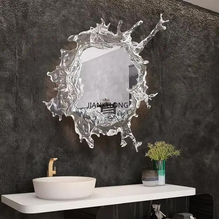 Éclairage d'ambiance mural pour salon, lumières décoratives pour entrée et lavabo, éclairage de miroir de vanité à effet d'eau, éclairage d'ambiance pour hôtel et villa