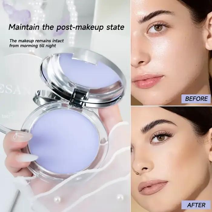 Crème violette en poudre