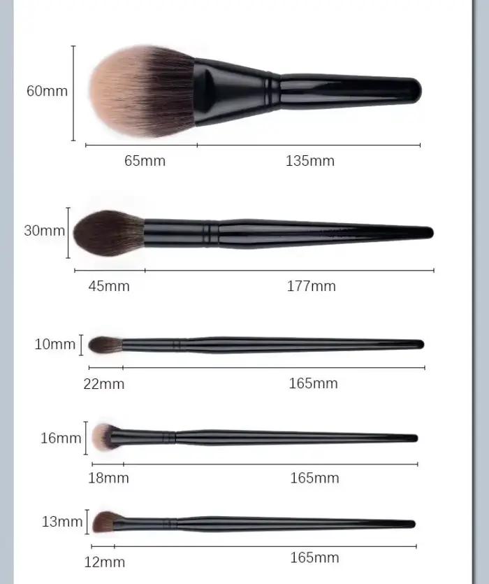 SCOTT – brosse à Blush, brosse à poudre conique 64 cheveux synthétiques doux, mélange de poudre pour le visage, outil cosmétique unique de luxe