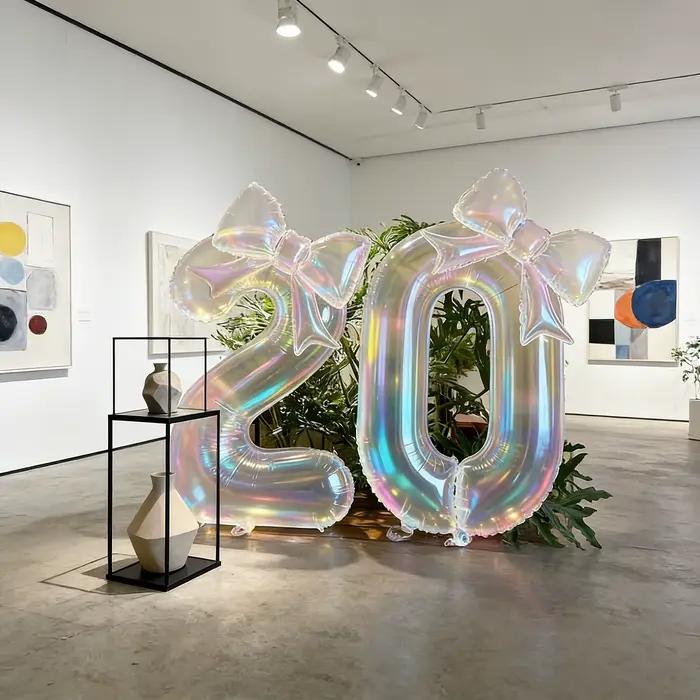 Ballon numérique transparent coloré de 40 pouces, grand ballon décoratif pour fête d'anniversaire, décoration d'événement