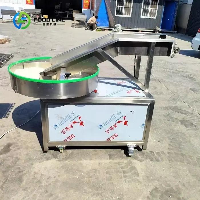 Machine de revêtement par poudrage personnalisée pour la farine de panure de poulet, le sucre, le sel et la transformation des arachides