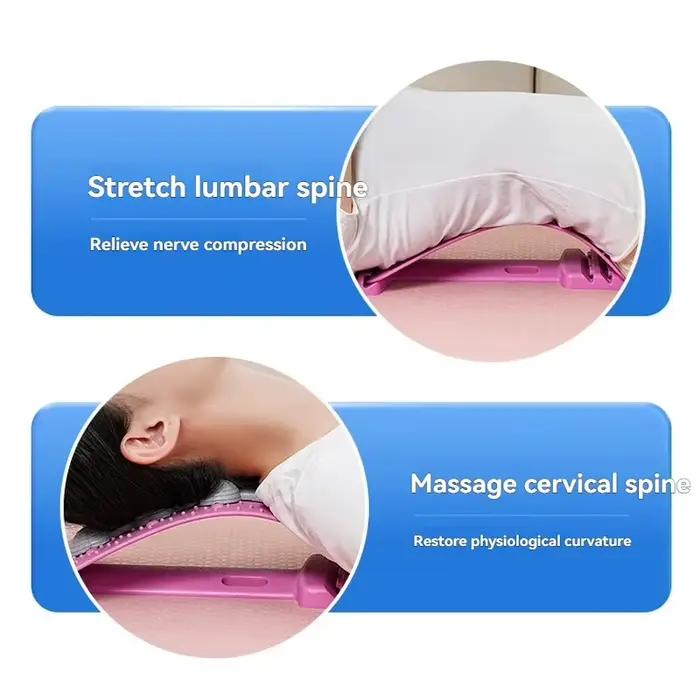 Sucette de colonne lombaire, planche de Massage du dos, Correction du bossu, étirement de la colonne lombaire pour soulager la Compression nerveuse, soutien lombaire